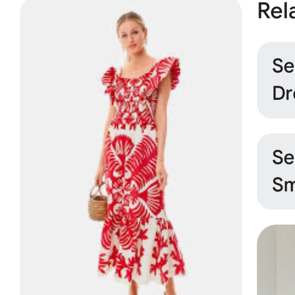 Sea New York Henrietta Print Smocked Dress